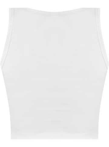 Janice 4 x Damen crop Top Namlea in Weiß/Schwarz/Petrol/Beige