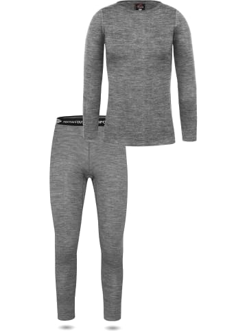 Normani Outdoor Sports Damen Merino Unterwäsche-Set Mandurah/Perth in Grau