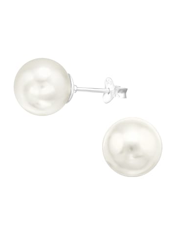 Alexander York Ohrstecker PERLE 10 mm cream in 925 Sterling Silber, 2-tlg.