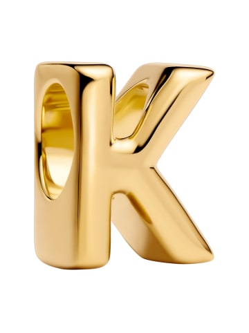 Pandora Mini-Charm Buchstabe K Goldfarben