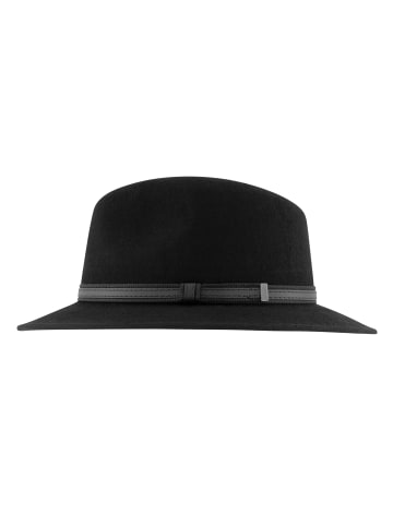 MGO leisure wear Wood Felt Hat in Schwarz