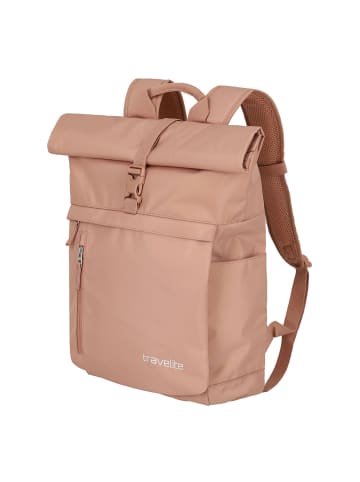 travelite Basics Daypack 60 cm Laptopfach in puderrosa