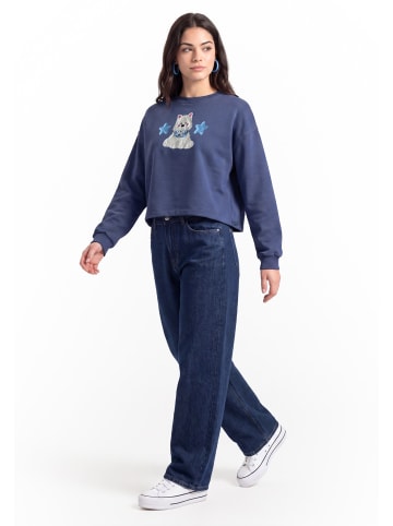 myMo Women Sweatshirt in Navy