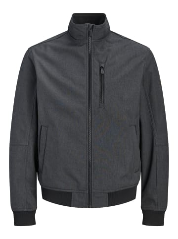 Jack & Jones Softshell Jacke in Dark Grey Melange