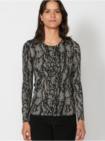 KOROSHI Pullover in grau