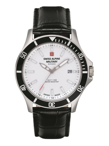Swiss Alpine Military by Grovana Analoguhr für Herren in Schwarz