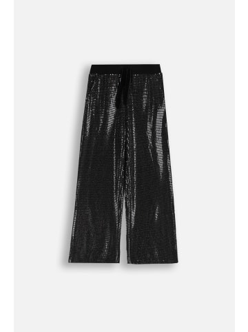 Coccodrillo Weite Hose in schwarz