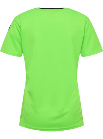 Hummel Hummel T-Shirt Hmlauthentic Multisport Damen Atmungsaktiv Schnelltrocknend in GREEN GECKO