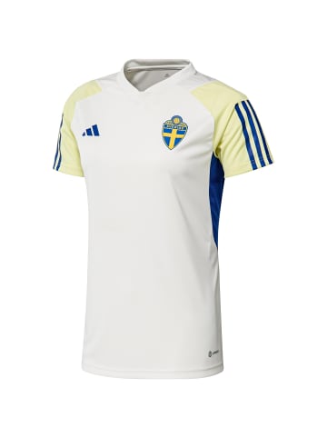 adidas Performance Fußballtrikot Schweden WM 2023 in weiß / gelb