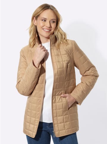 Sieh an! Steppjacke in camel