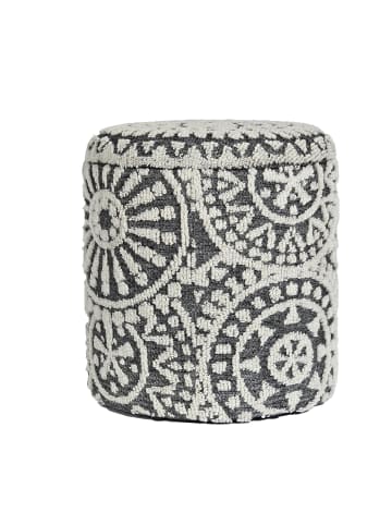 FineBuy Hocker und Sitzsäcke in Grau / Stoff / 40x40x45