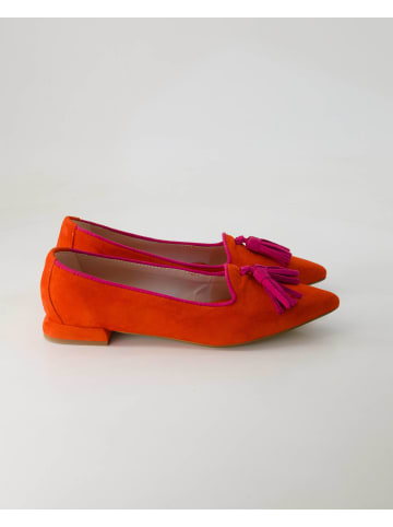 Terry Ballerinas in Rot