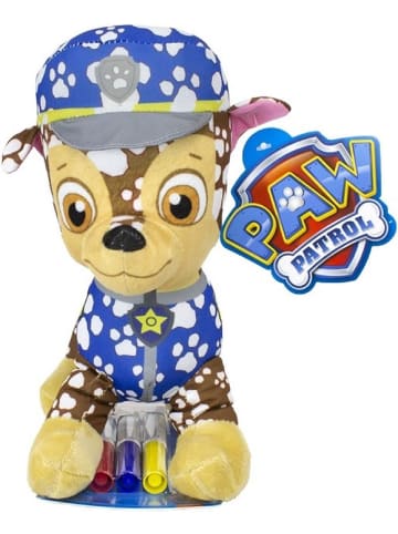 Paw Patrol Paw Patrol Doodle Pup Ausmalbares Kuscheltier Waschbar Blau in Blau