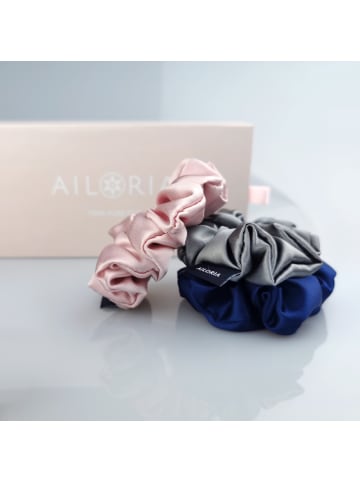 Ailoria DOUX Set 3 Scrunchies M aus Seide in Multicolour