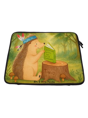 Mr. & Mrs. Panda Notebook Tasche Igel Federschmuck Design ohne S... in Weiß
