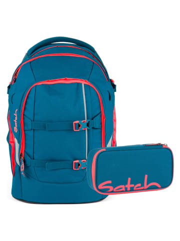 Satch pack Set 2tlg. Deep Sea in blau