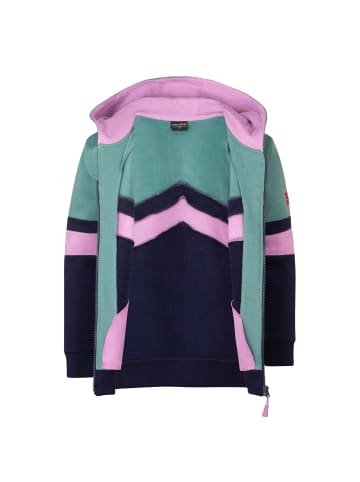 Trollkids Sweatjacke Flekkefjord in deep violet