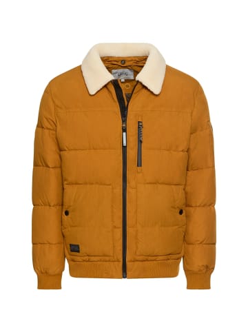 Camel Active Blouson mit abnehmbarem Kragen in Gelb
