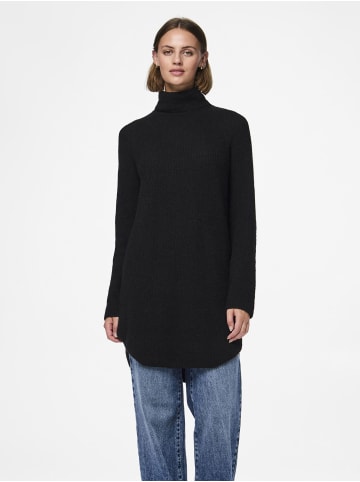 Pieces Strickpullover in Black