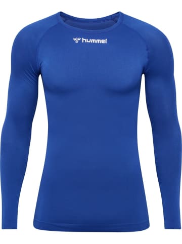 Hummel T-Shirt "Hmlbl Comfort 2.0 Tee L/S" in Blau
