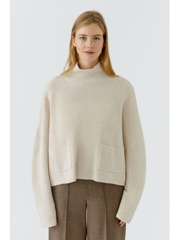 Oui Pullover in light beige mel