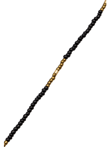 KUZZOI Halskette 925 Sterling Silber in Schwarz