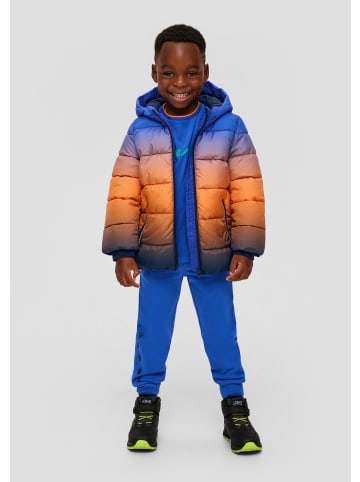 s.Oliver Outdoor-Jacke langarm in Blau-mehrfarbig-orange