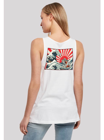 F4NT4STIC Ladies Tanktop Kanagawa Welle Japan in weiß