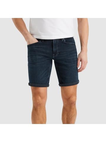 PME Legend Short in dark blue stretch denim