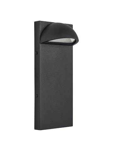 Beliani Wandleuchte für den Außenbereich SAJUR in Schwarz - (W) 12 x (H) 28 x (L) 9 cm