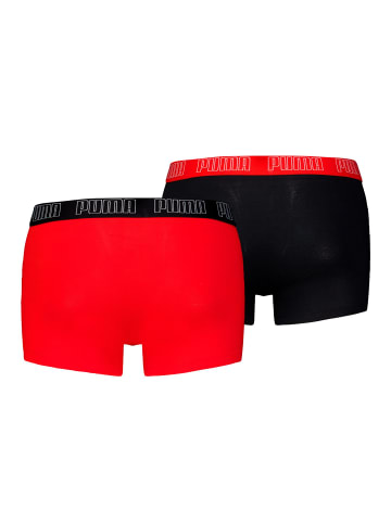 Puma Boxershort 2er Pack in Schwarz/Rot
