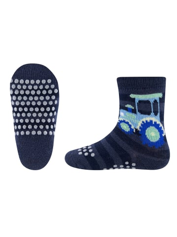 ewers Krabbelsocken Trecker in Blau