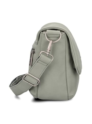Zwei Mademoiselle.M Messenger 33 cm Laptopfach sage