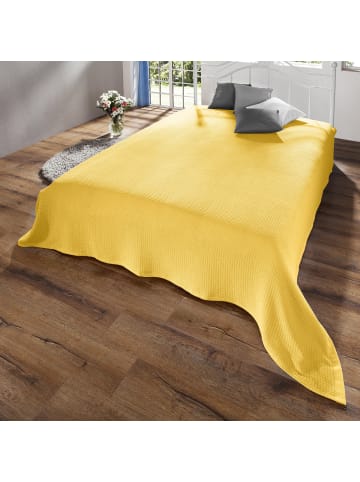 Erwin Müller Baumwolle Sommer-Decke Siena in gelb