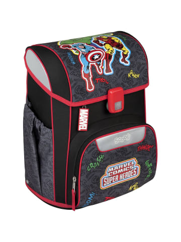 SCOOLI EasyStart Schulranzen Set 5-tlg. Avengers in schwarz