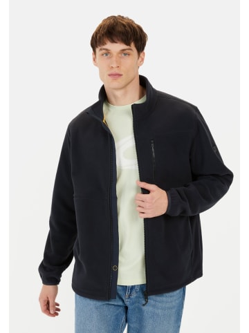 Camel Active Fleecejacke mit Stehkragen in Dunkelblau