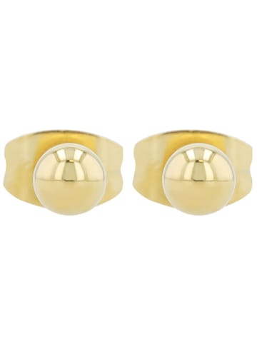 Adeliás Unisex Ohrringe – Ohrstecker aus Edelstahl in gold