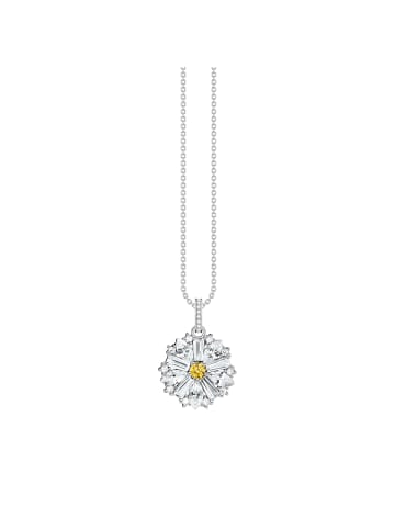 Thomas Sabo Kette Mit Anhänger Lovely Daisy in silber, bunt