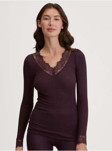 Calida Shirt in black cherry