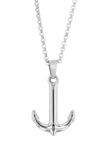 Adeliás Unisex Anhänger – Kreuzanhänger aus Edelstahl in silber