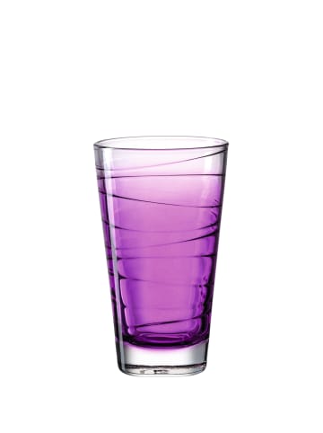 LEONARDO Trinkglas VARIO STRUTTURA 6er-Set 280 ml violett