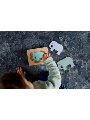 Kindsgut  Tier-Puzzle aus Holz in Elefanten-Design