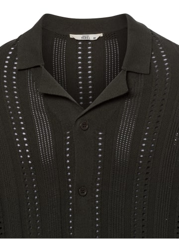 Redefined Rebel Strickshirt RRJon in khaki - 0001