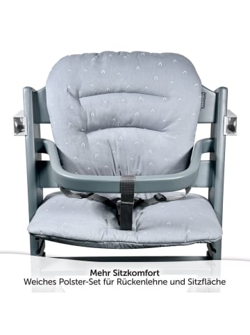 LaLoona Sitzkissen / Hochstuhlauflage in grau