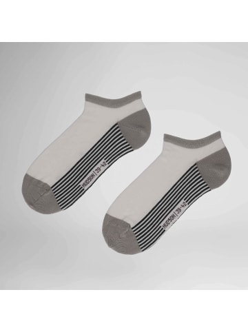 Hudson Sneakersocken Sporty Stripes Sport in White