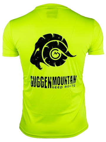 GUGGEN MOUNTAIN Funktionsshirt Uni in Gelb