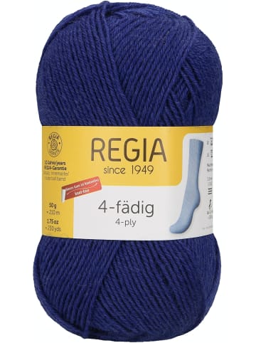 Regia Handstrickgarne 4-fädig Uni, 50g in Royal Blue