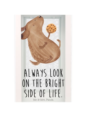 Mr. & Mrs. Panda Laterne Hund Keks mit Spruch in Transparent