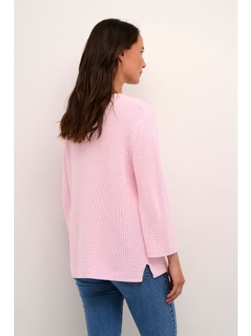 Kaffe Strickpullover KAmerian Oversize fit in Pink Mist