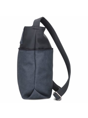 Zwei Jana J10 - Schultertasche 29 cm (papaya) in nubuk-ink